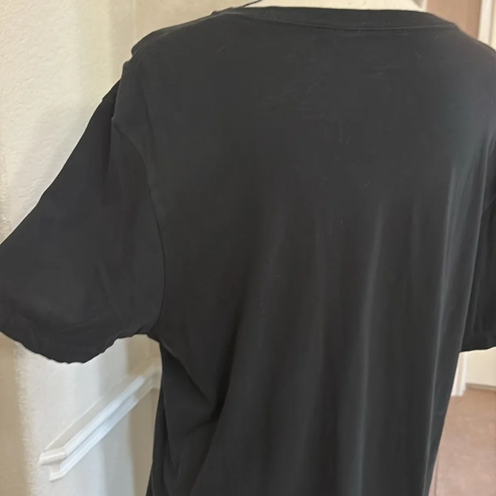 J.Crew essential tee black short sleeve cotton T-shirt Size L